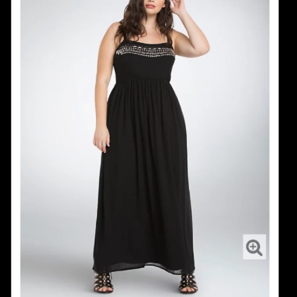 Torrid | Embellished Chiffon Maxi Dress